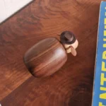 Cartoon Sheep Home Decor – Black Walnut Wood - Image 5