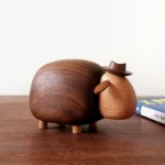 Cartoon Sheep Home Decor – Black Walnut Wood - Image 7