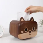 Fun Animals Tissue Box Wooden - Image 3