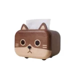 Fun Animals Tissue Box Wooden