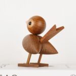 Wooden Home Decor Oak Sparrow Figurine - Image 6