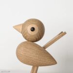 Wooden Home Decor Oak Sparrow Figurine - Image 7