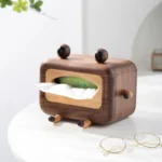 Solid Wood Big Mouth Tissue Box - Image 2