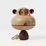 Wooden Monkey Music Box Gift - Image 8