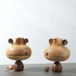 Wooden Monkey Music Box Gift - Image 7