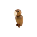 Hand Wooden Parrot Sculpture